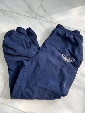 Adidas  Navy windbreaker  Track Pants